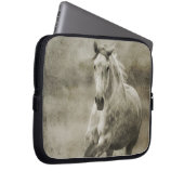 Rustikales Galloping Andalusisches Pferd Laptopschutzhülle (Vorne Rechts)