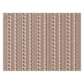 Rustikales Galloping-Pferdemuster Tischdecke (Vorderseite (Horizontal))