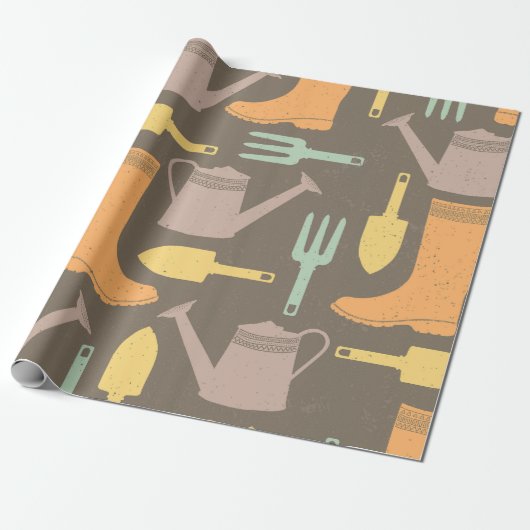 Rustikales Gartenbaupapier Geschenkpapier (Ungerollt)