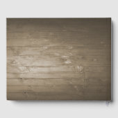 Rustikales Gästebuch (Rückseite)