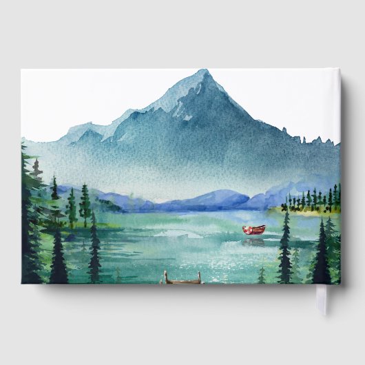 Rustikales Gästebuch am See (Rückseite)