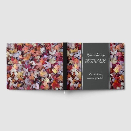 Rustikales Gästebuch für den Herbst (Voll)