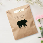 Rustikales Gastgeschenk Bärentaschen Kraft BEA-100 Geschenktütchen (Versiegelt)