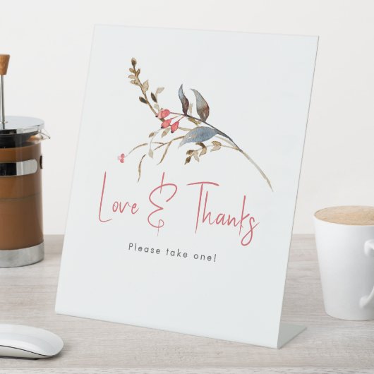 Rustikales Gastgeschenk Sockelschild (In Situ)