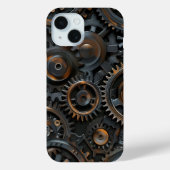 Rustikales Gearworks Phone Case (Rückseite)