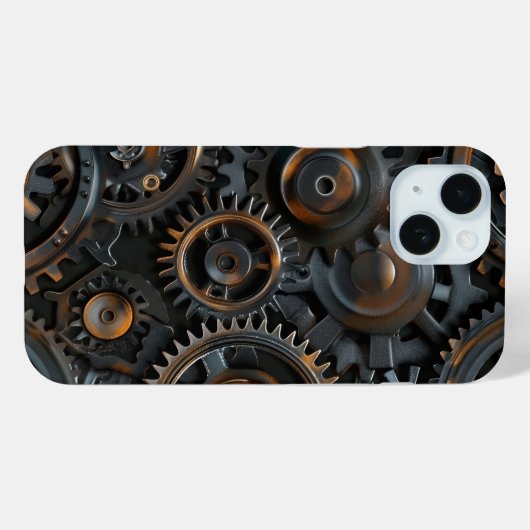 Rustikales Gearworks Phone Case (Rückseite (Horizontal))