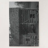 Rustikales Gebäude Puzzle (Vertikal)