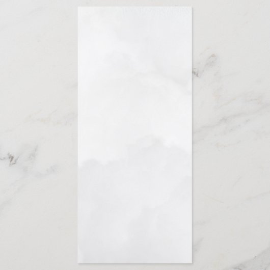 Rustikales Gebirge & Wald Wasserfarbenflatter Menü Menükarte (Rückseite)