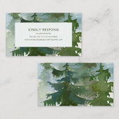 Rustikales Gebirgswald - Website UAWG Begleitkarte (Vorne/Hinten)