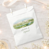 Rustikales Gebirgswasser Hochzeitsgeschenk-Tasche Geschenktütchen (Ausgeschnitten)