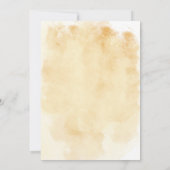 Rustikales Gelb-Sonnenblumen 70. Geburtstag Einladung (Rückseite)