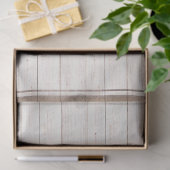 Rustikales Gelbblütenbauernhaus Leaf Grüne Holz Seidenpapier (Geschenk)