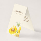 Rustikales Gelbblütenblatt (Vorderseite)