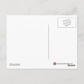 Rustikales, gelbes Mosaikfliesen-Muster Postkarte (Rückseite)