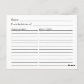 Rustikales, geometrisches Blumenmuster Postkarte (Rückseite)