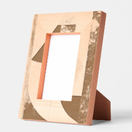 rustikales geometrisches Muster Geätzte Rahmen