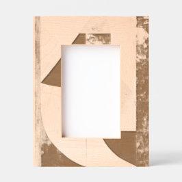 rustikales geometrisches Muster Geätzte Rahmen