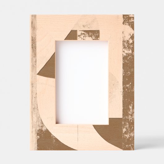 rustikales geometrisches Muster Geätzte Rahmen (Vorderseite)