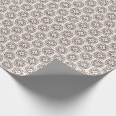 Rustikales geometrisches Muster Geschenkpapier (Ecke)