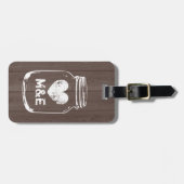 Rustikales Gepäckanhänger mit schicker Mason (Vorderseite horizontal)