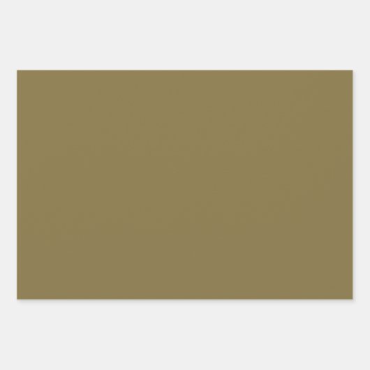 Rustikales Geschenk für die Wüste Brown Geschenkpapier Set (Vorderseite 3)