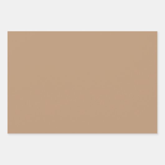 Rustikales Geschenk für die Wüste Brown Geschenkpapier Set (Vorderseite 2)