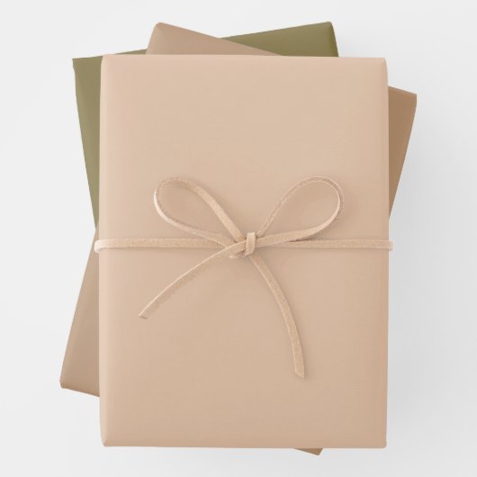 Rustikales Geschenk für die Wüste Brown Geschenkpapier Set (Beispiel)