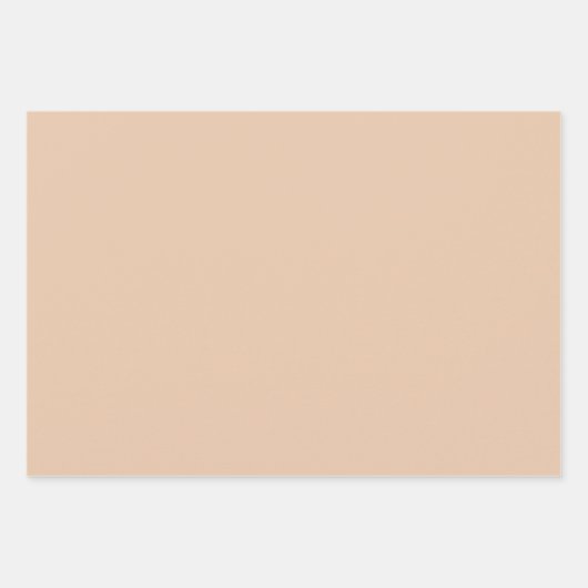 Rustikales Geschenk für die Wüste Brown Geschenkpapier Set (Vorderseite)