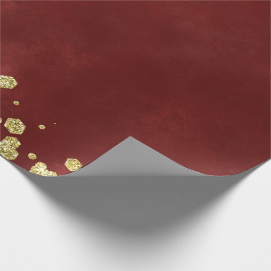 Rustikales Geschenkpapier (Ecke)