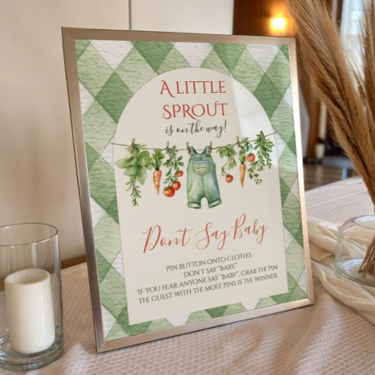 Rustikales geschlechtsneutrales Fohlen-Baby-Shower Poster