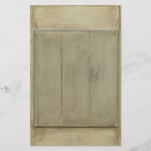 Rustikales gestrichenes Holz Briefpapier (Vorderseite)