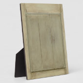Rustikales gestrichenes Holz Fotoplatte (Seite)