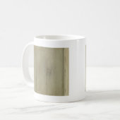 Rustikales gestrichenes Holz Kaffeetasse (Vorderseite Links)