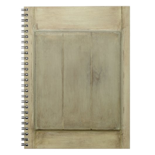 Rustikales gestrichenes Holz Notizblock (Vorderseite)