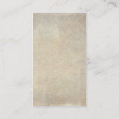 Rustikales getragenes Papier - Rot Visitenkarte (Rückseite)