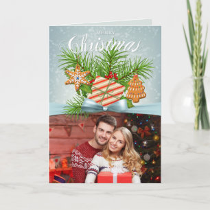 Rustikales Gingerbrot Foto Weihnachten