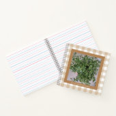 Rustikales Gingham Garening Journal Notizblock (Innenseite)