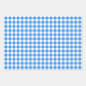 Rustikales Gingham Rosa Gelbes Muster Geschenkpapier Set (Vorderseite 2)