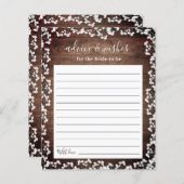 Rustikales Gipskraut auf der Hochzeitsberatung für (Vorne/Hinten)