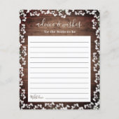 Rustikales Gipskraut auf der Hochzeitsberatung für (Vorderseite)