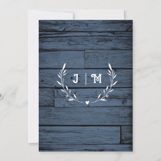 Rustikales Gipskraut Candlelights & Lace Wedding Einladung (Rückseite)