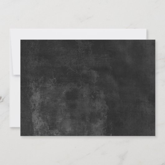 Rustikales Gipskraut & Daisy Brautparty Einladung (Rückseite)