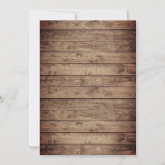 Rustikales Gipskraut Familienbaum Wiedersehen Einladung (Rückseite)