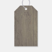 Rustikales Gipskraut Geschenkanhänger (Rückseite)