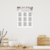 Rustikales Gipskraut Land Hochzeitsszenario Poster (Küche)