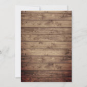 Rustikales Gipskraut Lavender Floral Brautparty Einladung (Rückseite)