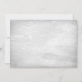 Rustikales Gipskraut Lavender Floral Brautparty Einladung (Rückseite)