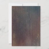 Rustikales Gipskraut Mason Jar Baby Birth Foto Ankündigung (Rückseite)