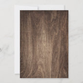 Rustikales Gipskraut String Lights Brautparty Einladung (Rückseite)