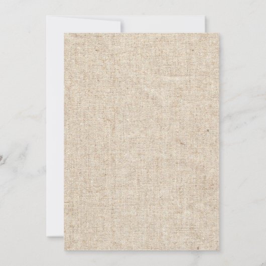 Rustikales Gipskraut- und String-Lights-Brautparty Einladung (Rückseite)